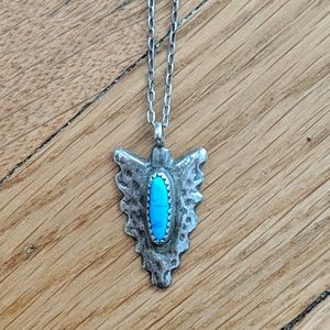 Sterling Silver Arrow Necklace